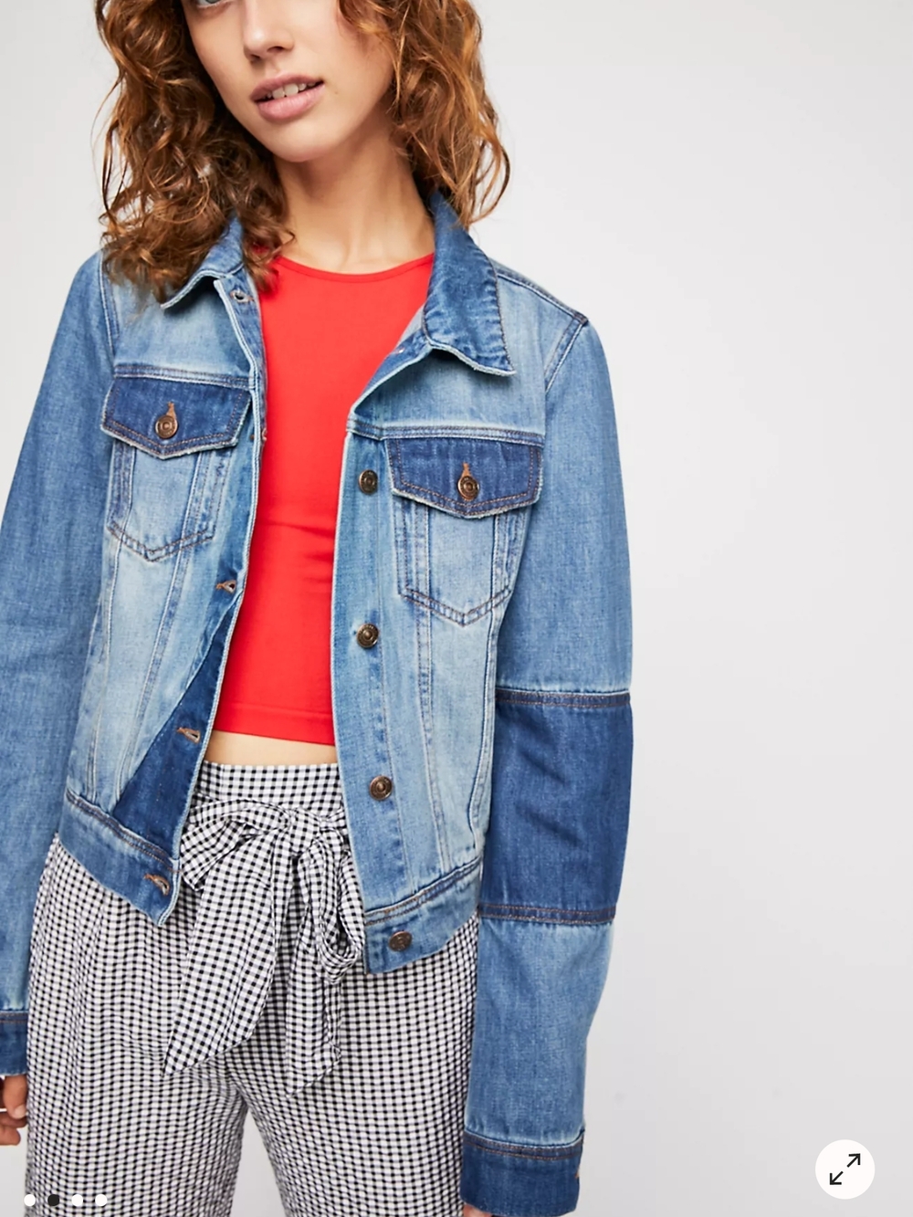 NWOT Free People Rumors Jean Jacket - Picture 4 of 13